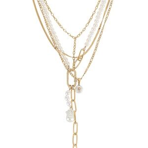 Pearl Lariat Necklace